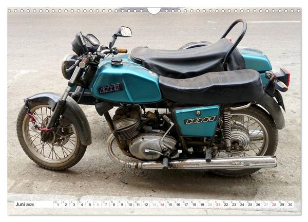 Produktbild: Sowjet-Gespanne - IZH Klassiker in Kuba (Wandkalender 2026 DIN A3 quer), CALVENDO Monatskalender