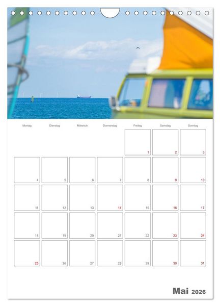 Produktbild: Vanlife Jahresplaner (Wandkalender 2026 DIN A4 hoch), CALVENDO Monatskalender