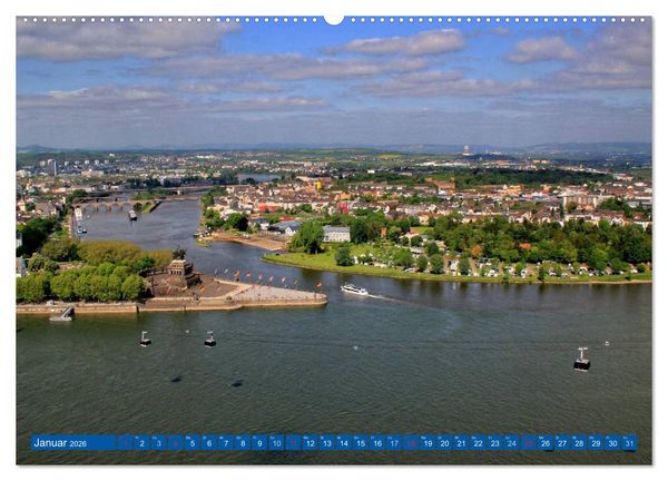 Produktbild: Der wundersch&ouml;nen Mosel entlang &ndash; Von Koblenz bis Trier (Wandkalender 2026 DIN A2 quer), CALVENDO Monatskalender