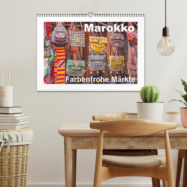 Produktbild: Marokko - Farbenfrohe M&auml;rkte (Wandkalender 2026 DIN A3 quer), CALVENDO Monatskalender