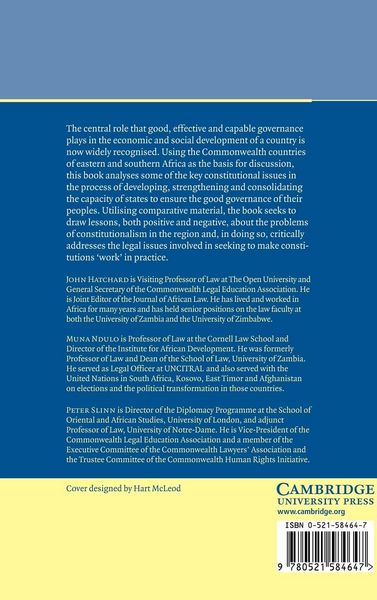 Produktbild: Comparative Constitutionalism and Good Governance in the Commonwealth