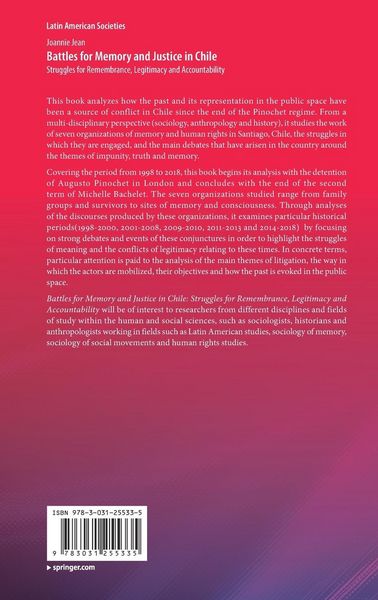 Produktbild: Battles for Memory and Justice in Chile