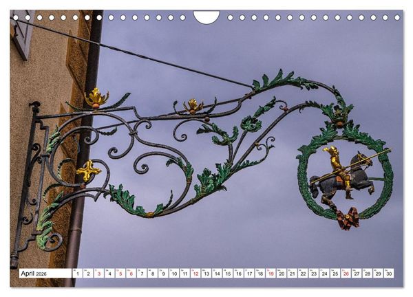 Produktbild: Dekorative Nasenschilder (Wandkalender 2026 DIN A4 quer), CALVENDO Monatskalender