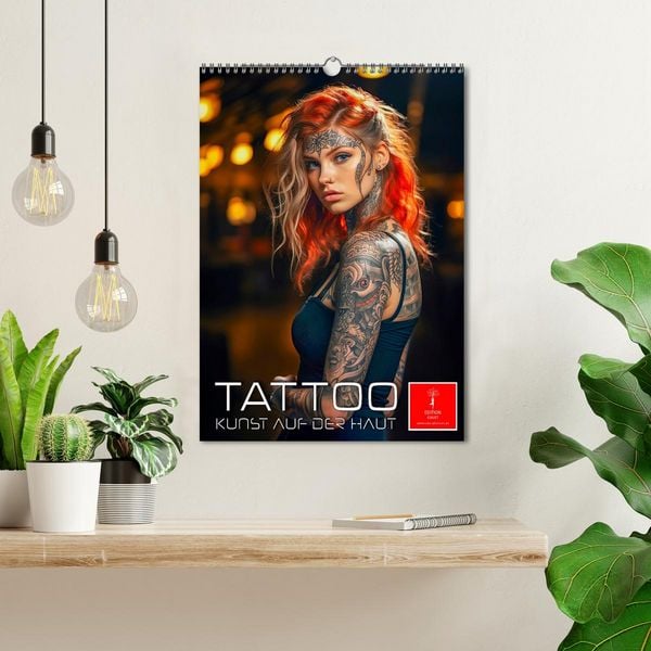 Produktbild: Tattoo Kunst auf der Haut (Wandkalender 2026 DIN A3 hoch), CALVENDO Monatskalender