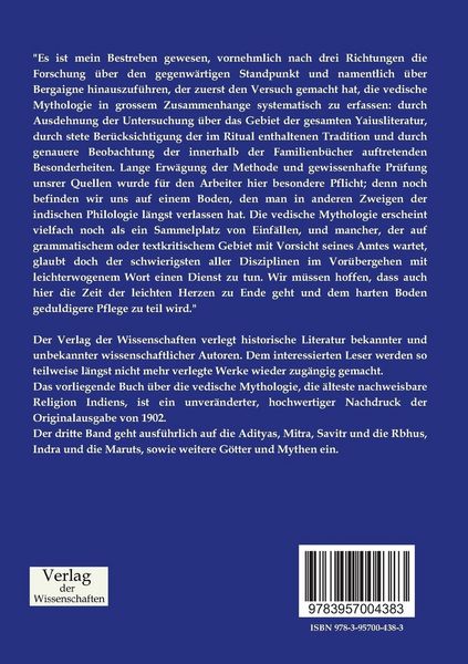 Produktbild: Vedische Mythologie