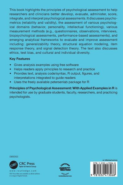Produktbild: Principles of Psychological Assessment