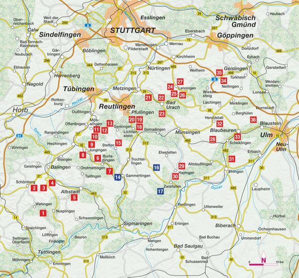Produktbild: Vergessene Pfade Schw&auml;bische Alb