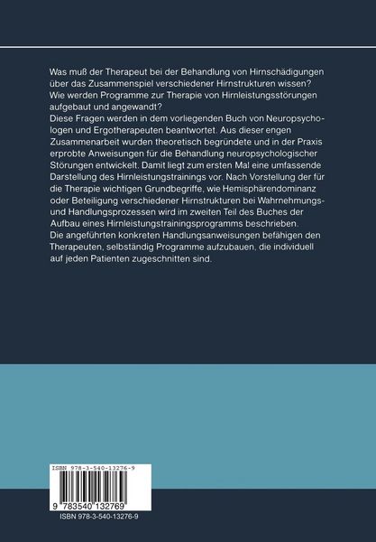 Produktbild: Neuropsychologische Therapie nach Hirnsch&auml;digungen