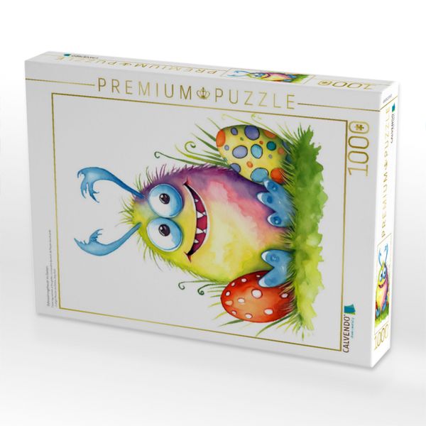 Produktbild: CALVENDO Puzzle Ostereierungeheuer im Garten | 1000 Teile Lege-Gr&ouml;&szlig;e 64x48cm Foto-Puzzle f&uuml;r gl&uuml;ckliche Stunden