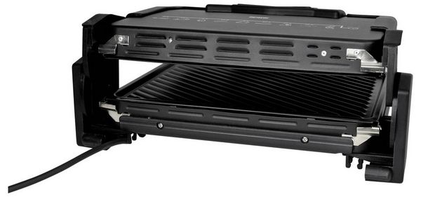 Produktbild: Silva Homeline KG 2410 Elektro Kontaktgrill Antihaftbeschichtung, klappbar, Kontrollleuchte Schwarz