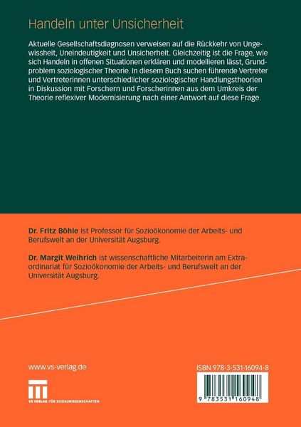 Produktbild: Handeln unter Unsicherheit