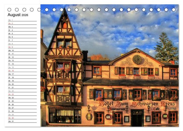 Produktbild: Die sch&ouml;nsten Landschaften in Deutschland - Das Ahrtal (Tischkalender 2026 DIN A5 quer), CALVENDO Monatskalender