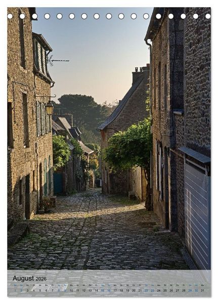 Produktbild: Bretagne. Traumhafte Gesichter einer Region (Tischkalender 2026 DIN A5 hoch), CALVENDO Monatskalender
