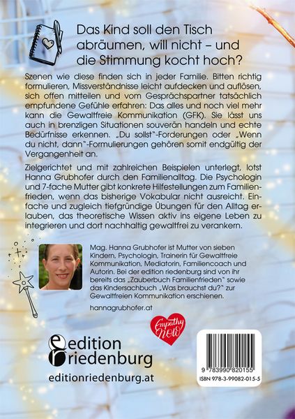 Produktbild: Zauberbuch Familienfrieden konkret - Magische Anwendungsbeispiele f&uuml;r Gewaltfreie Kommunikation mit Kindern, Jugendlichen und Erwachsenen