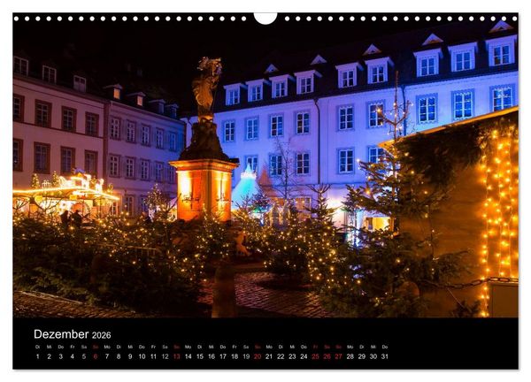 Produktbild: Heidelberger Stadtansichten (Wandkalender 2026 DIN A3 quer), CALVENDO Monatskalender