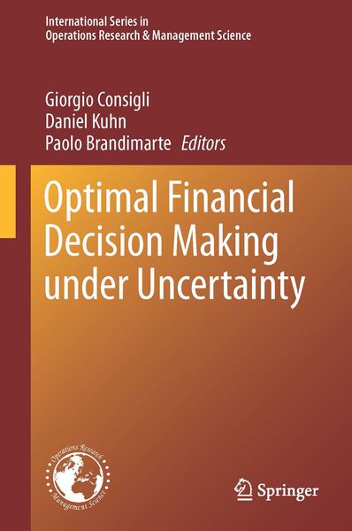 Produktbild: Optimal Financial Decision Making under Uncertainty