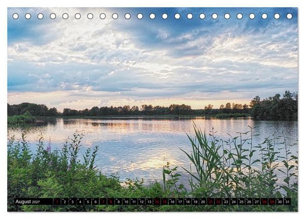 Produktbild: Naturparadies Mei&szlig;endorfer Teiche &ndash; Rund um den H&uuml;ttensee (Tischkalender 2027 DIN A5 quer), CALVENDO Monatskalender