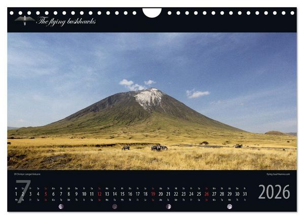 Produktbild: Tansania Blickwinkel 2026 (Wandkalender 2026 DIN A4 quer), CALVENDO Monatskalender
