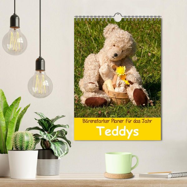 Produktbild: B&auml;renstarker Planer f&uuml;r das Jahr &ndash; Teddys (Wandkalender 2026 DIN A4 hoch), CALVENDO Monatskalender
