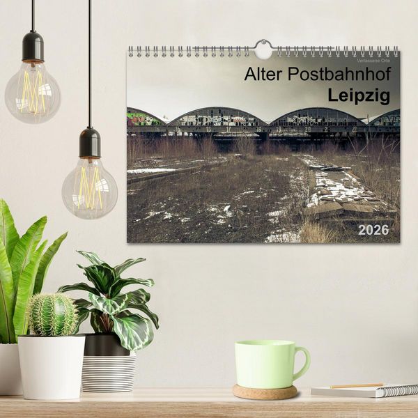 Produktbild: Verlassene Orte. Alter Postbahnhof Leipzig (Wandkalender 2026 DIN A4 quer), CALVENDO Monatskalender