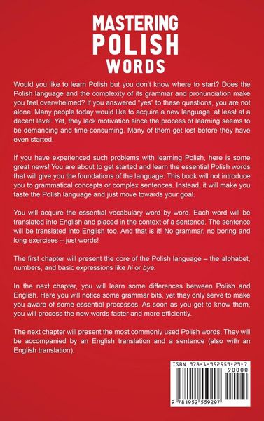 Produktbild: Mastering Polish Words