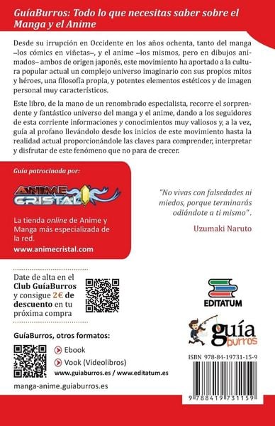 Produktbild: Gu&iacute;aBurros: Todo lo que necesitas saber sobre el Manga y el Anime
