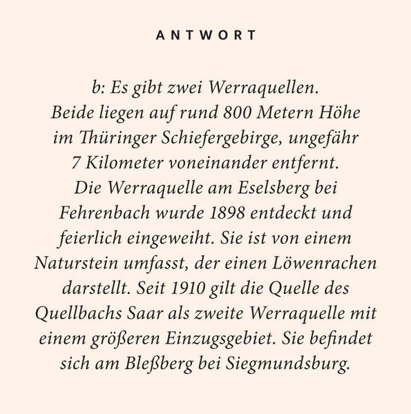 Produktbild: Th&uuml;ringer Wald-Quiz