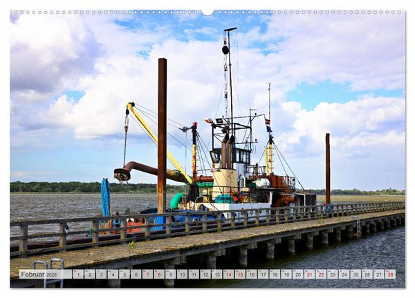 Produktbild: Fischland zwischen Ostsee und Bodden (Wandkalender 2026 DIN A2 quer), CALVENDO Monatskalender