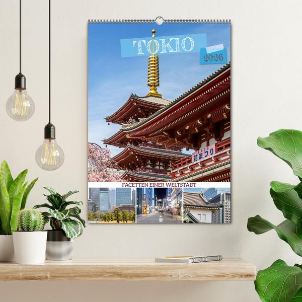 Produktbild: Tokio - Facetten einer Weltstadt (Wandkalender 2026 DIN A2 hoch), CALVENDO Monatskalender