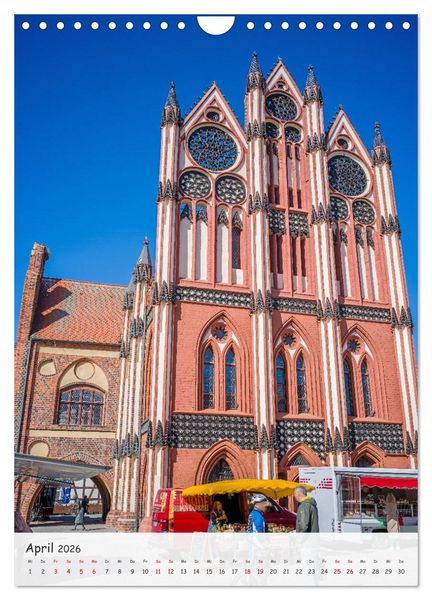 Produktbild: Tangerm&uuml;nde - Historische Altstadt an der Elbe (Wandkalender 2026 DIN A4 hoch), CALVENDO Monatskalender