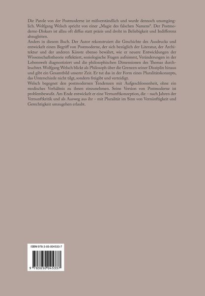 Produktbild: Unsere postmoderne Moderne
