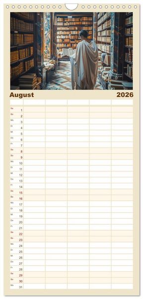 Produktbild: Familienplaner 2026 - Im Schatten des Kolosseums mit 5 Spalten (Wandkalender, 21 x 45 cm) CALVENDO
