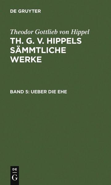 Produktbild: Ueber die Ehe