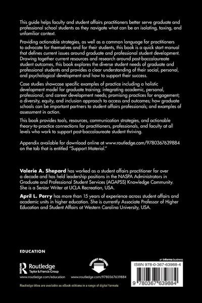 Produktbild: A Practitioner's Guide to Supporting Graduate and Professional Students