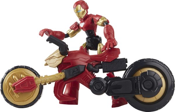 Produktbild: Hasbro F02445L0 - Marvel Avengers Bend and Flex, Flex Rider Iron Man Action-Figur, 15 cm gro&szlig;e biegbare Figur