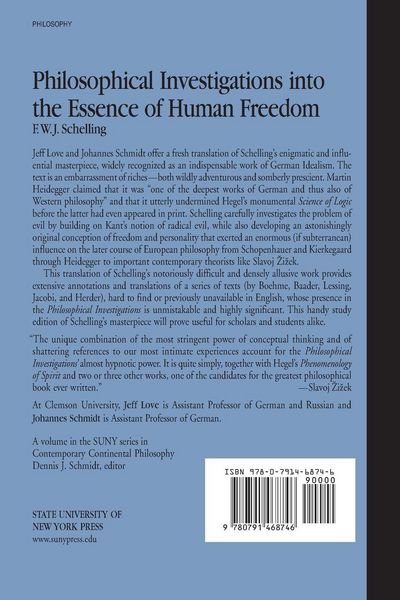 Produktbild: Philosophical Investigations into the Essence of Human Freedom
