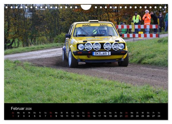 Produktbild: Asphalt und Schotter Rallye (Wandkalender 2026 DIN A4 quer), CALVENDO Monatskalender
