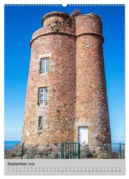 Produktbild: Reiseziele in der Bretagne (hochwertiger Premium Wandkalender 2026 DIN A2 hoch), Kunstdruck in Hochglanz