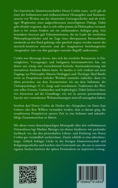 Produktbild: Henry Corbin und die orientalische Weisheit