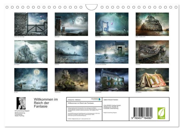 Produktbild: Willkommen im Reich der Fantasie (Wandkalender 2026 DIN A4 quer), CALVENDO Monatskalender