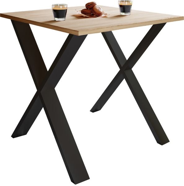 Premium Holz Esstisch Küchentisch Xona X 80x80