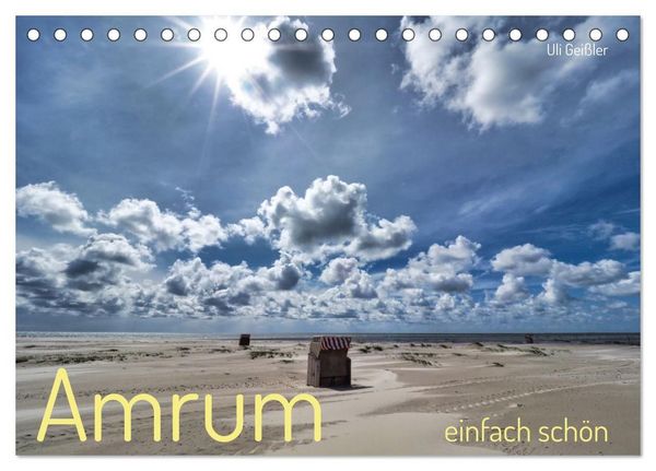 Produktbild: Amrum einfach sch&ouml;n (Tischkalender 2027 DIN A5 quer), CALVENDO Monatskalender