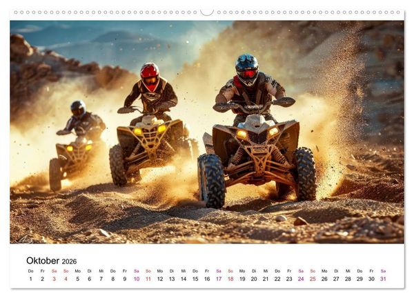 Produktbild: Quad Erlebnisse (Wandkalender 2026 DIN A2 quer), CALVENDO Monatskalender