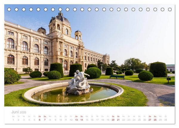 Produktbild: W I E N E R Impressionen (Tischkalender 2026 DIN A5 quer), CALVENDO Monatskalender