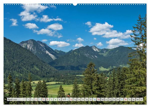 Produktbild: Sehnsuchtsziel Berge - Unterwegs in den Bergwelt rund um M&uuml;nchen (hochwertiger Premium Wandkalender 2026 DIN A2 quer), Kunstdruck in Hochglanz