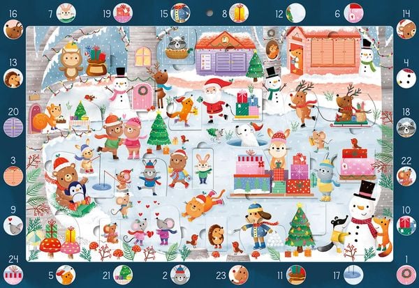 Produktbild: Mein Wimmel-Adventskalender: Fr&ouml;hliches Schlittschuhlaufen