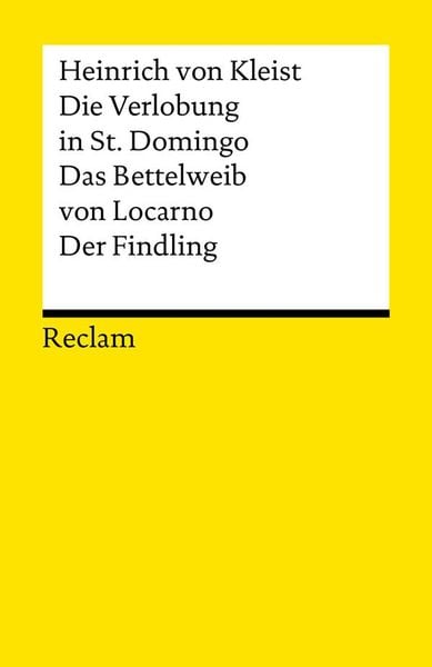 Produktbild: Die Verlobung in St. Domingo. Das Bettelweib von Locarno. Der Findling