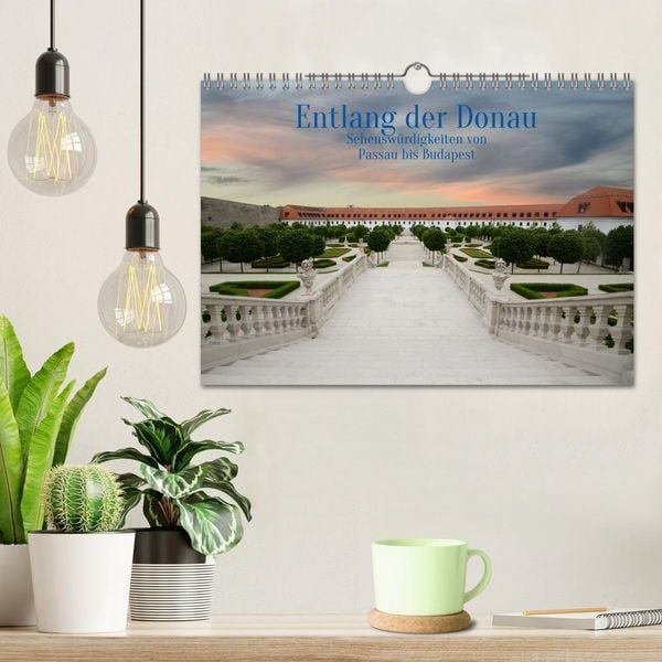 Produktbild: Entlang der Donau, Sehensw&uuml;rdigkeiten von Passau bis Budapest (Wandkalender 2026 DIN A4 quer), CALVENDO Monatskalender