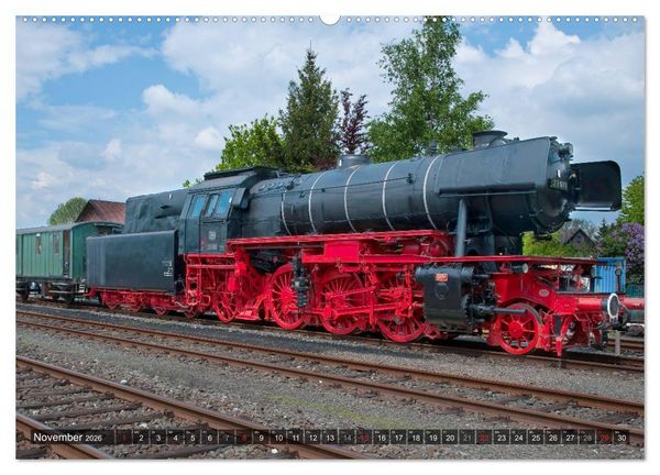 Produktbild: Unter Dampf - Eisenbahnromantik aus vergangener Zeit (hochwertiger Premium Wandkalender 2026 DIN A2 quer), Kunstdruck in Hochglanz
