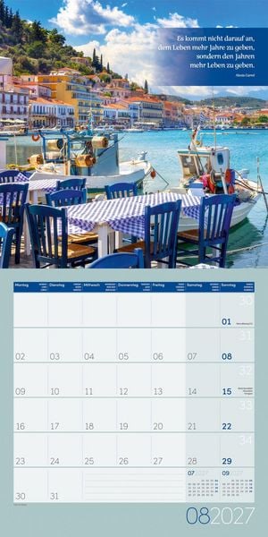 Produktbild: Momente f&uuml;r Dich Kalender 2027 - 30x30 - Art12